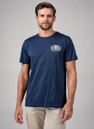 T-shirt stretch manches courtes bleu clair DAYTONA homme