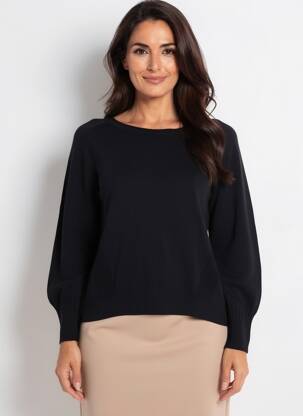 Pull stretch manches longues noir WHITE STUFF femme