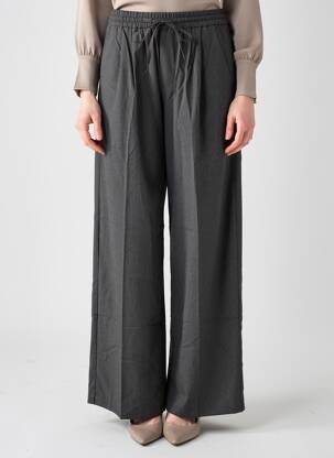 Pantalon large poches taille normale gris GRACE & MILA femme