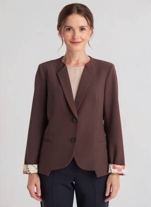 Blazer poches marron PAKO LITTO femme