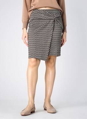 Jupe courte coupe droite noir GARCIA femme