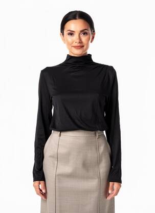 T-shirt manches longues manches longues noir GARCIA femme