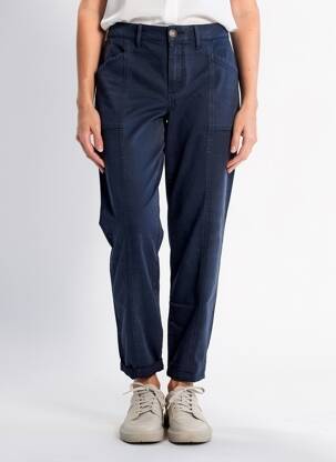 Pantalon slim taille élastique taille normale bleu WHITE STUFF femme