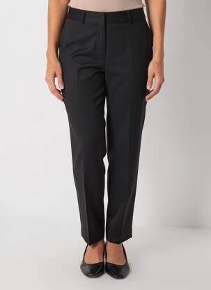 Pantalon slim tissage popeline taille normale noir KING LOUIE femme