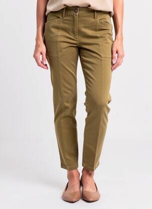 Pantalon slim taille élastique taille normale vert WHITE STUFF femme