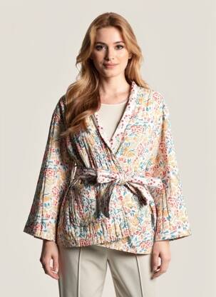 Veste casual coupe cintrée blanc PALME femme