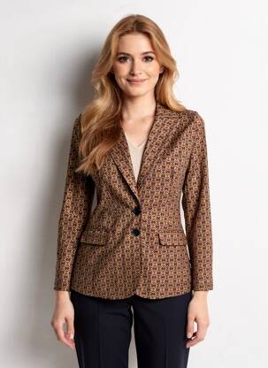 Blazer poignets boutonnés noir KING LOUIE femme