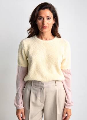 Top manches longues manches longues jaune PHISIQUE DU ROLE femme