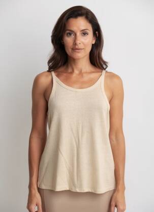 Top stretch sans manche or NOTSHY femme