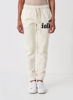 Jogging poches blanc NEWTONE femme