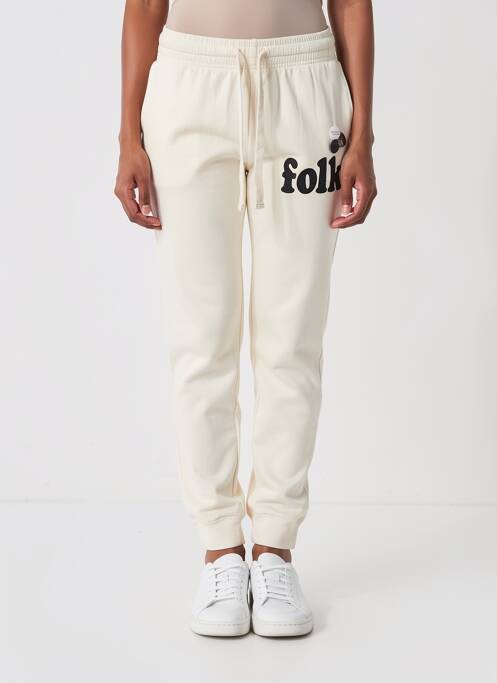 Jogging poches blanc NEWTONE femme