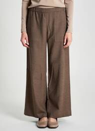 Pantalon droit stretch taille normale marron DIEGA femme