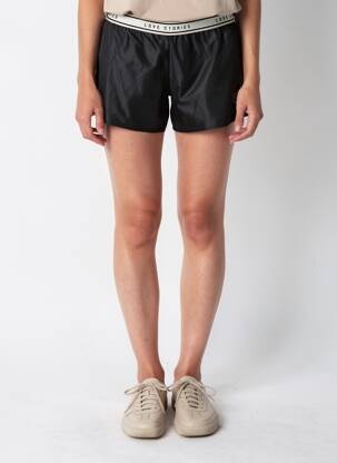 Short coupe droite noir LOVE STORIES femme