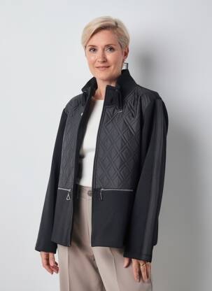 Veste casual poches noir DOLCEZZA femme