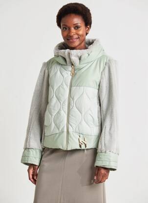Veste casual poches vert ELISA CAVALETTI femme
