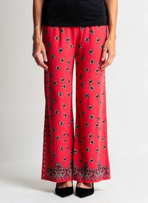 Pantalon flare stretch taille normale rose ALDO MARTIN'S femme