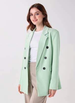 Blazer poches vert ROSY DAYS femme