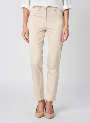 Jegging tissage jersey taille normale beige EAST DRIVE femme
