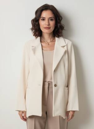 Blazer fausses poches beige PAKO LITTO femme