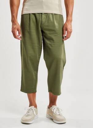 Pantalon 7/8 taille haute taille haute vert OLOW homme