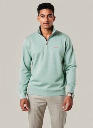Pull manches longues manches longues bleu NEW ZEALAND AUCKLAND homme