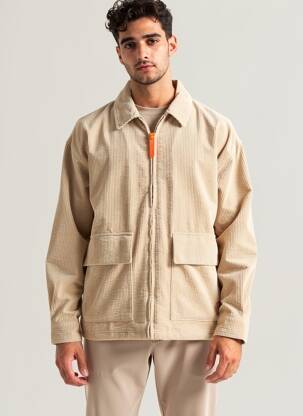 Veste casual coupe droite beige GERTRUDE homme