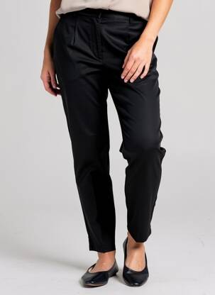 Pantalon chino poches taille haute noir OBJECT femme