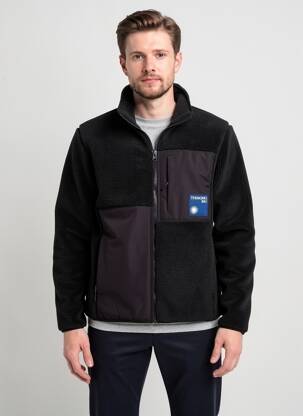 Polaire coupe cintrée noir THINKING MU homme