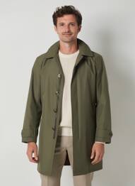 Trench a capuche a capuche vert EL GANSO homme