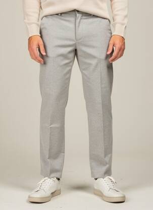 Pantalon chino tissage chiné taille normale gris MASON'S homme