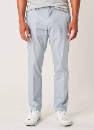 Pantalon chino tissage popeline taille normale bleu MASON'S homme