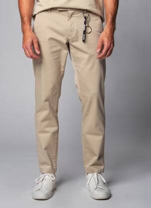 Pantalon chino stretch taille normale beige STRELLSON homme