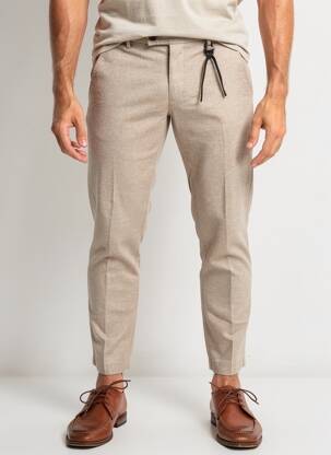 Pantalon chino stretch taille normale beige STRELLSON homme