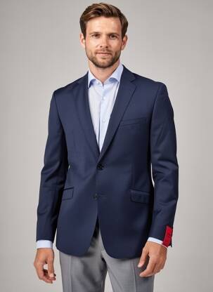 Blazer finition intérieure doublée bleu STRELLSON homme