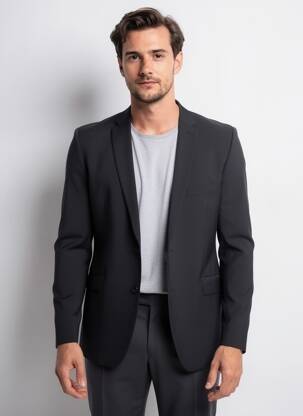 Blazer finition intérieure doublée noir STRELLSON homme