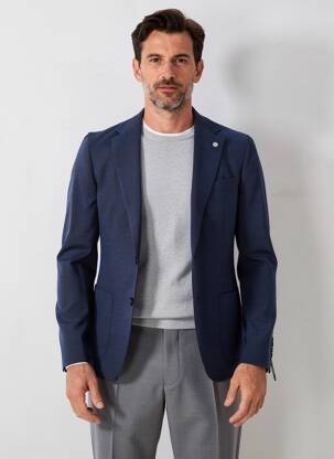Blazer coupe cintrée bleu STRELLSON homme