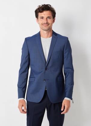 Blazer finition intérieure doublée bleu STRELLSON homme