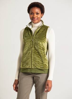 Veste casual poches vert ESPRIT DE LA MER femme