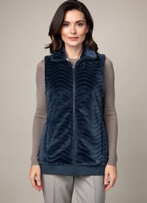 Veste casual poches bleu ESPRIT DE LA MER femme
