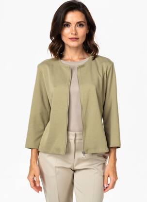 Veste casual col rond vert BETTY BARCLAY femme