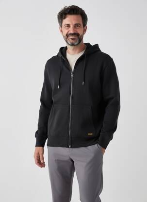 Veste casual coupe droite noir DAYTONA homme