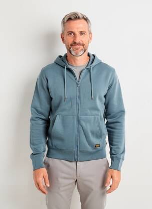Veste casual coupe droite bleu DAYTONA homme