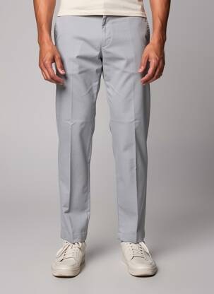 Pantalon chino tissage chiné taille normale gris MMX homme