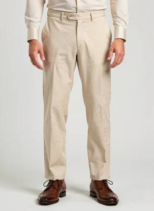Pantalon chino bio taille normale beige MEYER homme