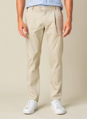 Pantalon chino bio taille normale beige MEYER homme
