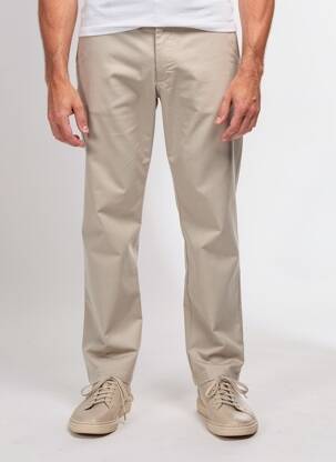 Pantalon chino bio taille normale beige MEYER homme