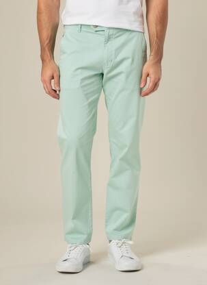 Pantalon chino stretch taille normale vert MEYER homme
