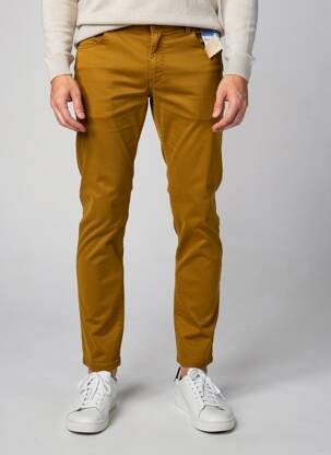 Pantalon slim stretch taille normale jaune M5 BY MEYER homme