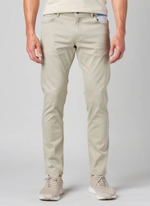 Pantalon slim stretch taille normale beige M5 BY MEYER homme