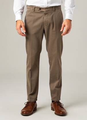 Pantalon chino bio taille normale marron MMX homme